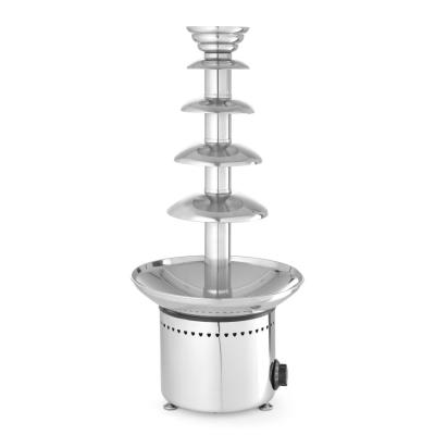 Čokoládová fontána 5 pater, HENDI, 230V/265W, ⌀332x(H)709mm | 274156